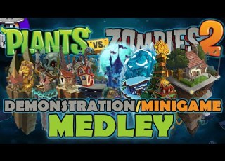  OLD Demonstration Minigame World Medley Plants Vs Zombies 2