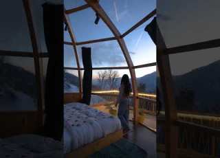 Infinity Sky Glamps India S First Glass Igloo Dome In Hamta Manali Glassigloo Glamping
