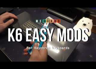 Beginner Keyboard Mod Guide Keychron K6 Modded Sound Comparisons