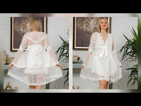 كونى مميزة يوم فرحك والبسي اجمل قمصان نوم ليلة الزفاف حاجة تجنن