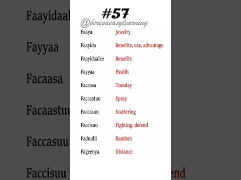Afaanoromoo English Oromoo Beresaabebe Foryou Beresa Beresaonlineclass Learnenglish