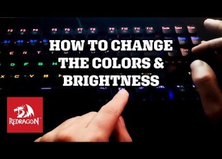  REDRAGON Tastatur So ändern Sie Farben Und Helligkeit