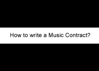  How To Write A Music Contract