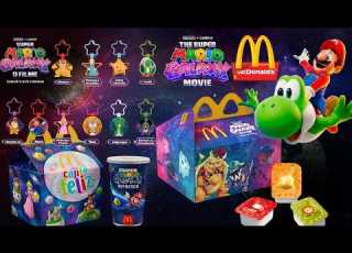  I Was WRONG New 3D Super Mario Galaxy Movie McDonald S Toys LEAKED No Keychains