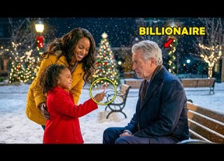  Sad Billionaire Sits Alone On Christmas Eve Until A Single Mom And Her Daughter Walk In