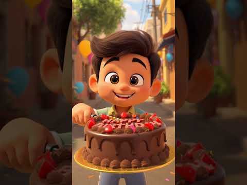 Happy Birthday Song For Kids Cute Animated Cartoon Birthday Party Song Name Birthday Wishes