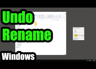  Accidentally Renamed A File Or Folder Undo It