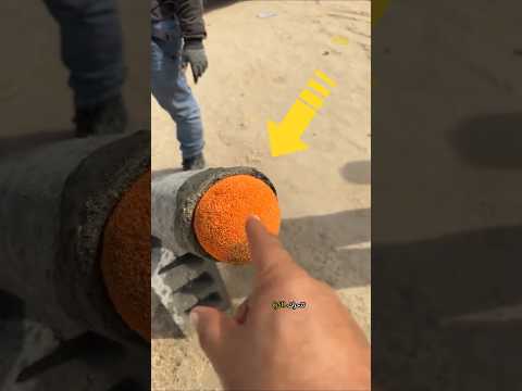 تضيف انبوب مضخة الخرسانة بواسطة اسفنجة