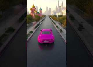 When Tomorrow Comes Flash Light Russia Bucatti Car Magenta Slowed