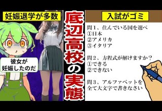 An Anime Depicting The Reality Of A Low Tier High School With A Deviation Score Of 30 Zundamon