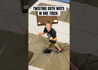 IMPOSSIBLE LOOKING FLIP WITH A BROKEN LEG