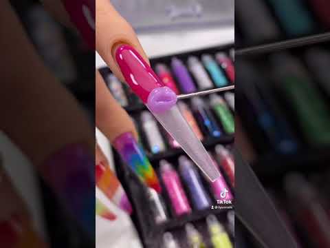 Pink Purple Nails Shorts Nails Nailart