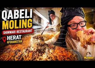 GIANT Bone Marrow Qabeli Palaw And Afghanistan S Famous Dried Lamb