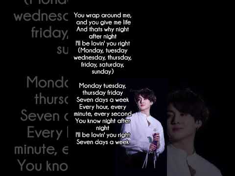 JUNGKOOK SEVEN Lyrics Bts Jungkook Jk JUNGKOOK SEVEN Lyrics Bts Jungkook Jk