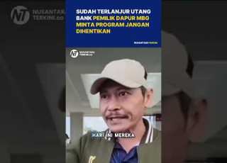  Sudah Terlanjur Hutang Di Bank Pemilik Dapur MBG Minta Program Jangan Dihentikan