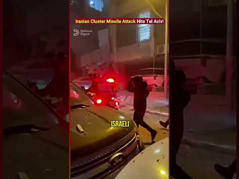 Iranian Cluster Missile Hits Tel Aviv