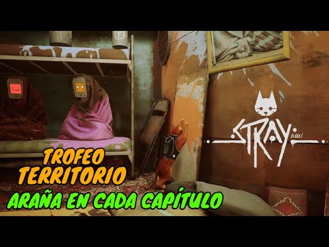 STRAY Localización De Zonas De Arañar Rascar 12 Zonas Trofeo Territorio