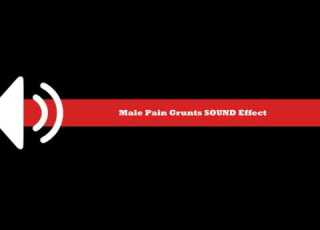 Male Pain Grunts SOUND Effect