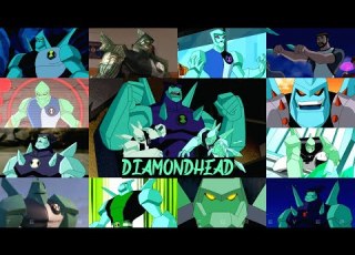 All Diamondhead Transformations In All Ben 10 Series