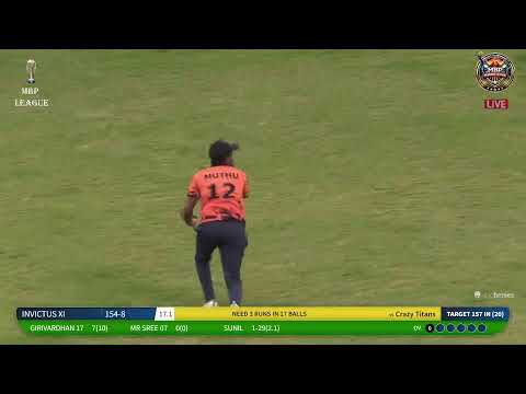 MBP PREMIER LEAGUE SEASON 27 INVICTUS XI VS CRAZY TITANS