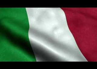 10 Hours Italian Flag Waving Video Audio Waving Flags
