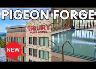  NEW Drury Plaza Hotel Pigeon Forge FULL TOUR FREE Food Pool Rooms More