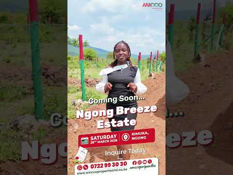 Ngong Breeze Estate Launch Kimuka Ngong 28th March 2026