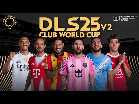 تحميل دريم ليج 2025 بالتعليق العربي مود كأس العالم للأندية تحديث بالأساطير DLS25 MOD CWC 2025 V2