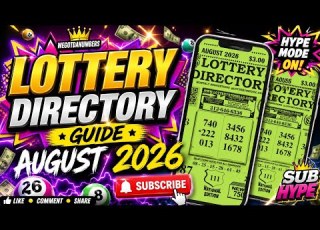  Lottery Directory August 2026
