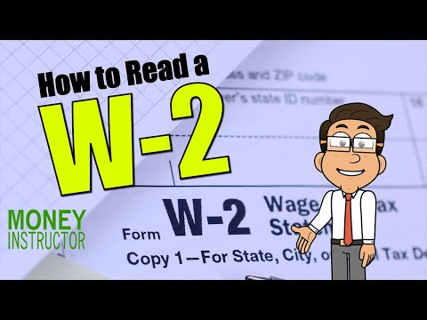 How To Read Your W 2 Tax Form Money Instructor