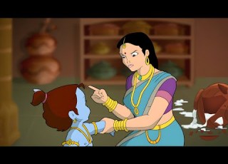 नटखट क ष ण क म क ड ट Yashoda And Krishna Story Cartoons For Kids In Hindi