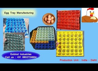 Egg Tray Making Process Call Us 91 8802724604 Gobind Industries Checken Egg Tray