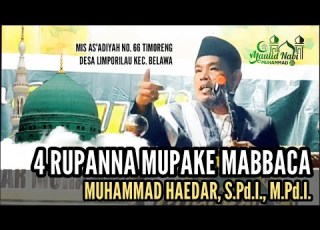 CERAMAH BUGIS MUHAMMAD HAEDAR S Pd I M Pd I 4 RUPANNA MUPAKE MABBACA