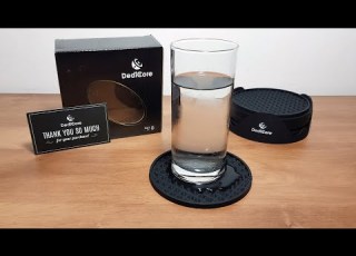 BEST Table Coasters Silicone Drink Coasters