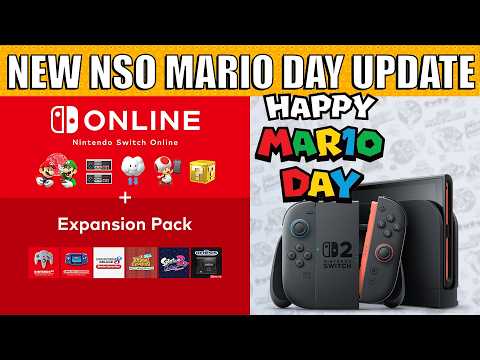 NEW 2026 Mario Day NSO Switch 2 Update Announced