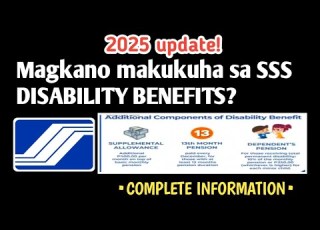 MAGKANO ANG SSS DISABILITY BENEFITS NGAYONG 2025 How To Compute SSS DISABILITY BENEFITS In 2025