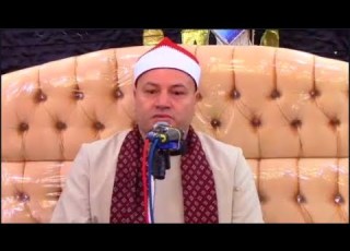 الشيخ محمود صابر من عزاء عائلات الشتري السنبلاوين