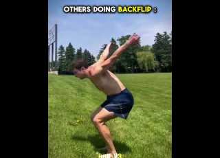 Others Doing Backflip Vs This Girl