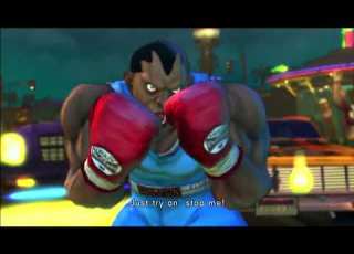  Street Fighter IV Balrog Intro Win Poses