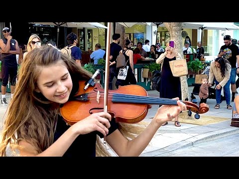 Fairytale Romantic Street Performance Karolina Protsenko Alexander Rybak Violin Cover