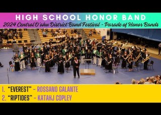  Mt Everest Riptides High School Honor Band 2024 CD Oahu Parade Of Honor Bands