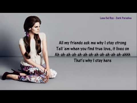 Lana Del Rey Dark Paradise Lyrics