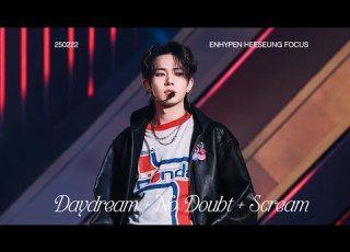 4K 250222 D Awards Daydream No Doubt Scream ENHYPEN HEESEUNG FANCAM 희승직캠