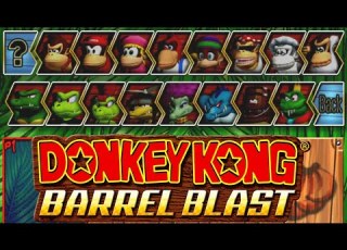 Donkey Kong Barrel Blast All Playable Characters 1st Place