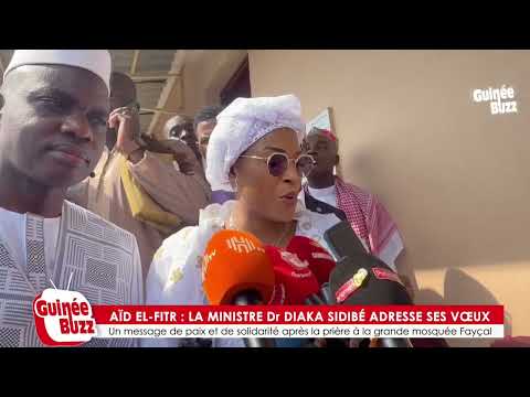 Diaka Sidibé A Adressé Ses Vœux Les Plus Chaleureux à La Communauté Musulmane De Guinée Diaka Sidibé A Adressé Ses Vœux Les Plus Chaleureux à La Communauté Musulmane De Guinée