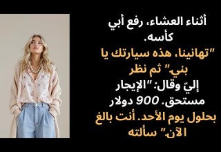 حصل أخي على سيارة بمناسبة تخرجه وصلتني فاتورة إيجار رحلت دون أن أنبس ببنت شفة لكنني تركت رسالة