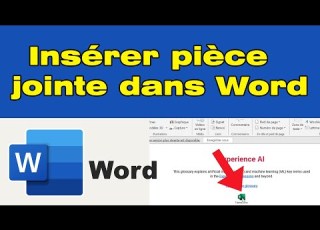  Comment Insérer Une Pièce Jointe Dans Un Document Word Insérer Fichier Annexe PDF Excel Dans Word