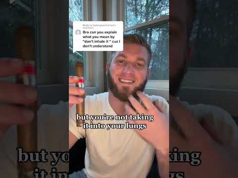 Cigar 101 What Does Not Inhaling A Cigar Mean Cigars Cigar101 Cigar Gentleman Luxury