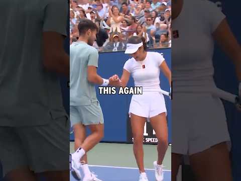 Raducanu STUNNED By Alcaraz S Shot