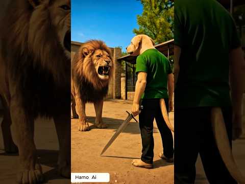 شوف الاب جاب ازاى حق ابنه من الاسد هتتصدم Viral